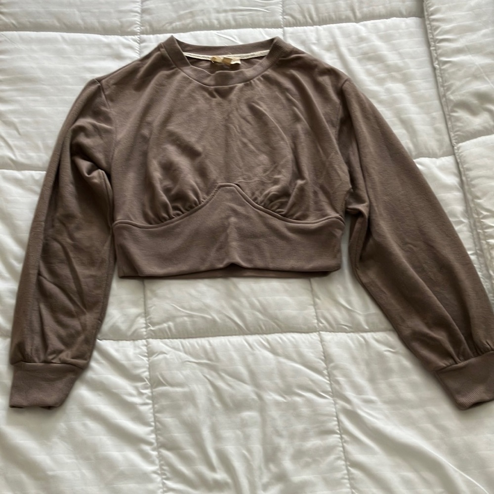 Meraki crop top juniors sweater Size S